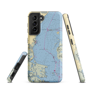 Key Harbor Marina (Toms River, NJ) NOAA Chart Samsung Phone Case