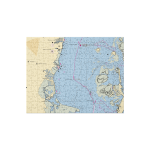 Key Harbor Marina (Toms River, NJ) NOAA Chart Jigsaw Puzzle