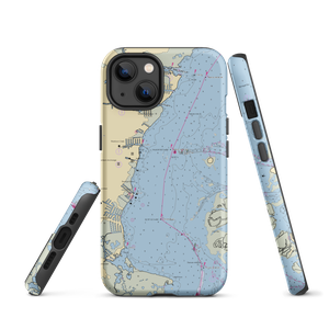 Baker's Basin Marina (Toms River, NJ) NOAA Chart  Tough iPhone Case