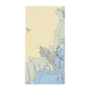 Causeway Marina (Manahawkin, NJ) NOAA Chart Towel