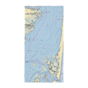 Elk's Point (Toms River, NJ) NOAA Chart Towel