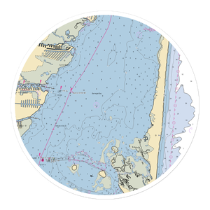 Elk's Point (Toms River, NJ) NOAA Chart Sticker