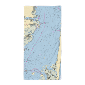 Tide's End Marina (Lanoka Harbor, NJ) NOAA Chart Towel