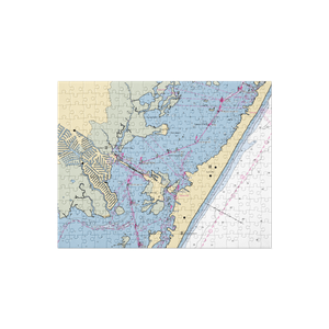 The Boatyard and Marina (Beach Haven, NJ) NOAA Chart Jigsaw Puzzle