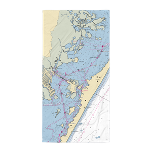 The Boatyard and Marina (Beach Haven, NJ) NOAA Chart Towel