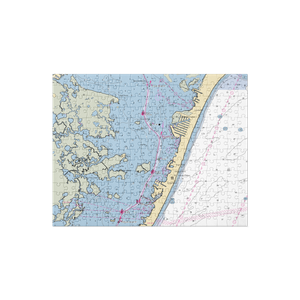 The Boat Yard (Barnegat Light, NJ) NOAA Chart Jigsaw Puzzle