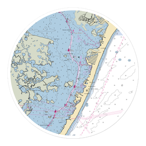 The Boat Yard (Barnegat Light, NJ) NOAA Chart Sticker