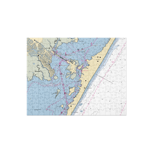 Hochstrasser's Marina (Beach Haven, NJ) NOAA Chart Jigsaw Puzzle