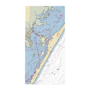 Hochstrasser's Marina (Beach Haven, NJ) NOAA Chart Towel