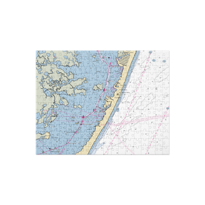 Harvey Cedars Marina (Barnegat Light, NJ) NOAA Chart Jigsaw Puzzle