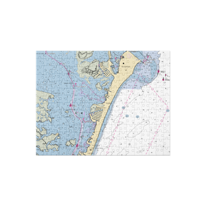 Robbie's Loveladies Marina (Barnegat Light, NJ) NOAA Chart Jigsaw Puzzle