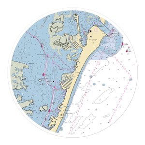 Robbie's Loveladies Marina (Barnegat Light, NJ) NOAA Chart Sticker