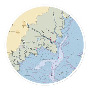 former D&S (West Creek, NJ) NOAA Chart Sticker