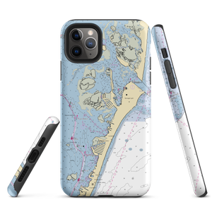 High Bar Harbor Yacht Club (Barnegat Light, NJ) NOAA Chart  Tough iPhone Case