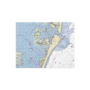 High Bar Harbor Yacht Club (Barnegat Light, NJ) NOAA Chart Jigsaw Puzzle