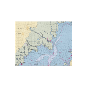 West Creek Marina (West Creek, NJ) NOAA Chart Jigsaw Puzzle