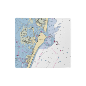 Bayview Harbor (Barnegat Light, NJ) NOAA Chart  Gaming Mouse Pad