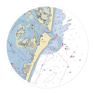 Bayview Harbor (Barnegat Light, NJ) NOAA Chart Sticker