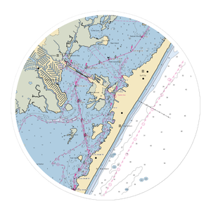 Island Marine Center (Beach Haven, NJ) NOAA Chart Sticker