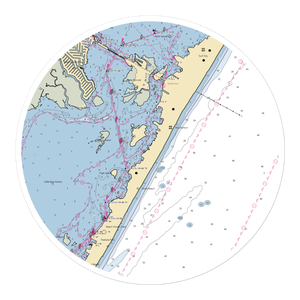 MarineMax Ship Bottom (Beach Haven, NJ) NOAA Chart Sticker