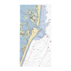 Van's Boats (Barnegat Light, NJ) NOAA Chart Towel