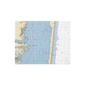 Swan's Marina (Lanoka Harbor, NJ) NOAA Chart Jigsaw Puzzle