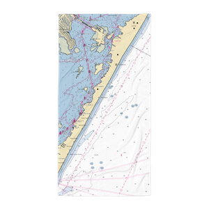 Brant Beach Yacht Club (Beach Haven, NJ) NOAA Chart Towel