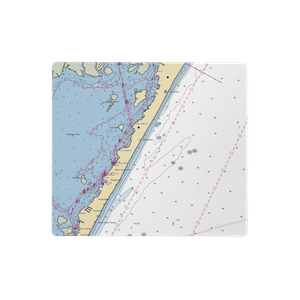 Brant Beach Yacht Club (Beach Haven, NJ) NOAA Chart  Gaming Mouse Pad