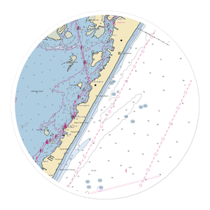 Brant Beach Yacht Club (Beach Haven, NJ) NOAA Chart Sticker