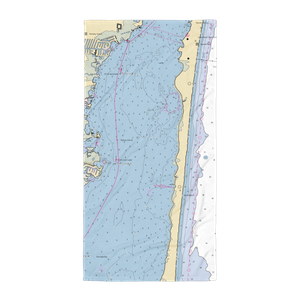 Cedar Creek Sailing Center/ Marina (Lanoka Harbor, NJ) NOAA Chart Towel