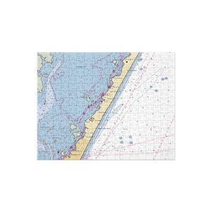 Beach Haven Park Yacht Club (Beach Haven, NJ) NOAA Chart Jigsaw Puzzle