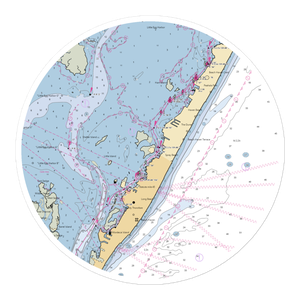 Escape Harbor Marina (Beach Haven, NJ) NOAA Chart Sticker