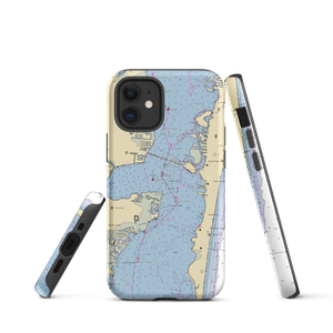 Pine Beach Yacht Club (Brick, NJ) NOAA Chart  Tough iPhone Case