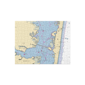 Tom's River Yacht Club -PRIVATE (Lakewood, NJ) NOAA Chart Jigsaw Puzzle