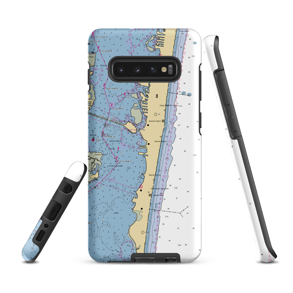 Shore Point Marina & Yacht Sales, Inc (Lakewood, NJ) NOAA Chart Samsung Phone Case Samsung Galaxy S10 Plus model shown