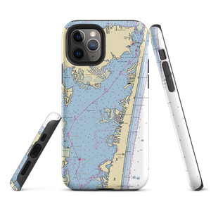 Silver Bay North Marina (Island Heights, NJ) NOAA Chart  Tough iPhone Case