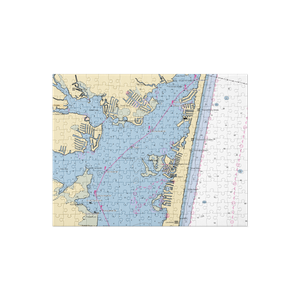 Silver Bay North Marina (Island Heights, NJ) NOAA Chart Jigsaw Puzzle