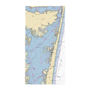 Silver Bay North Marina (Island Heights, NJ) NOAA Chart Towel