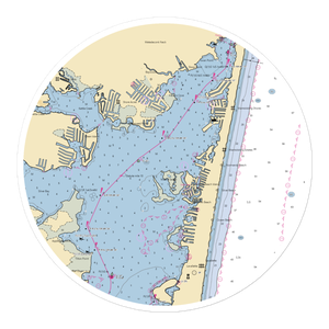 Coty Marine (Island Heights, NJ) NOAA Chart Sticker