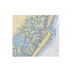 The Marina at Avalon Anchorage (Avalon, NJ) NOAA Chart  Gaming Mouse Pad