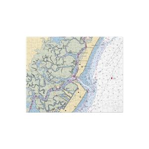 Avalon Yacht Club (Avalon, NJ) NOAA Chart Jigsaw Puzzle