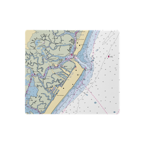 Avalon Sport Fishing Center / Moran's Dockside (Avalon, NJ) NOAA Chart  Gaming Mouse Pad