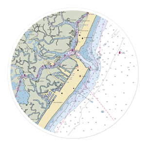 Avalon Sport Fishing Center / Moran's Dockside (Avalon, NJ) NOAA Chart Sticker