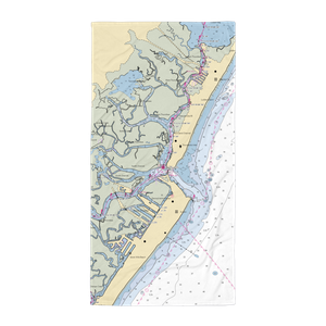 Pier 88 Marina (Marmora, NJ) NOAA Chart Towel