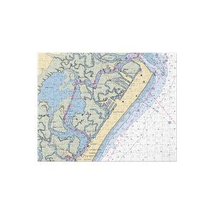 Avalon Bay Park Marina (Avalon, NJ) NOAA Chart Jigsaw Puzzle