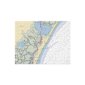 Yacht Club of Sea Isle City (Sea Isle City, NJ) NOAA Chart Jigsaw Puzzle