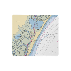 Yacht Club of Sea Isle City (Sea Isle City, NJ) NOAA Chart  Gaming Mouse Pad