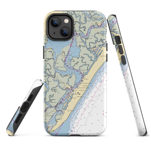 Stone Harbor Municipal Marina (Wildwood, NJ) NOAA Chart  Tough iPhone Case