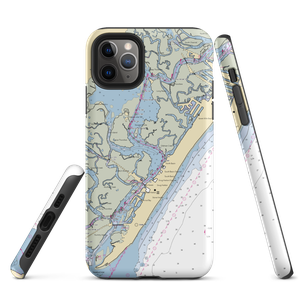 Stone Harbor Municipal Marina (Wildwood, NJ) NOAA Chart  Tough iPhone Case