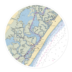 Stone Harbor Municipal Marina (Wildwood, NJ) NOAA Chart Sticker